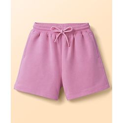 Pine Kids Cotton Knit Sleeveless Striped Top & Shorts Set - Pink