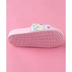 Pine Kids Floral Printed Flip Flop - Pink