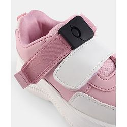 Pine Kids Velcro Closure Sneaker & Sports Shoes with Buckle - Pink