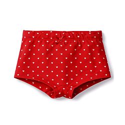 Pine Kids Cotton Elastane Knit Panties With Heart Print Pack of 3 - Multicolor