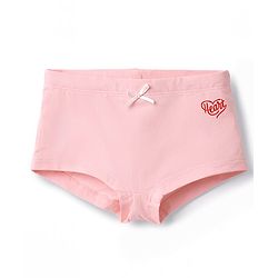 Pine Kids Cotton Elastane Knit Panties With Heart Print Pack of 3 - Multicolor