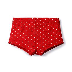 Pine Kids Cotton Elastane Knit Panties With Heart Print Pack of 3 - Multicolor