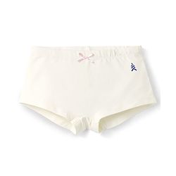 Pine Kids Cotton Elastane Knit Solid Panties With Applique - Multicolor