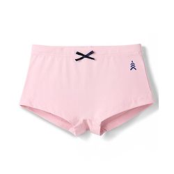 Pine Kids Cotton Elastane Knit Solid Panties With Applique - Multicolor