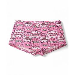 Pine Kids Cotton Lycra Knit Striped & Printed Panties Pack of 3 (Color May Vary)