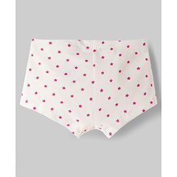 Pine Kids Cotton Elastane Knit Panties with Heart & Polka Dot Print Pack of 3 (Color May Vary)