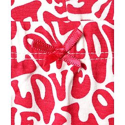 Pine Kids Cotton Elastane Knit Panties With Love & Heart Print Pack of 3 - Multicolor