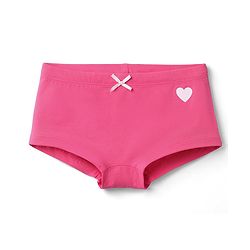Pine Kids Cotton Elastane Knit Panties With Love & Heart Print Pack of 3 - Multicolor