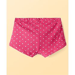 Pine Kids Cotton Elastane Knit Panties With Heart Print Pack of 3 - Multicolor