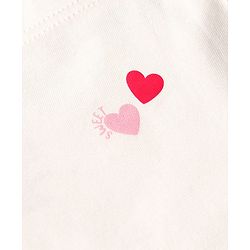Pine Kids Cotton Elastane Knit Panties With Heart Print Pack of 3 - Multicolor