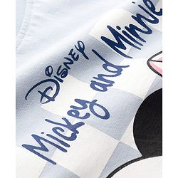 Pine Kids Disney Half Sleeves T-Shirt With Minnie Mouse & Friends Graphics - Blue