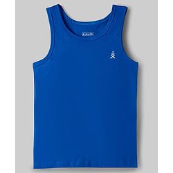 Pine Kids Cotton Lycra Knit Sleeveless Vests With Shark Print Pack of 3 - Multicolor