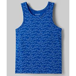Pine Kids Cotton Lycra Knit Sleeveless Vests With Shark Print Pack of 3 - Multicolor