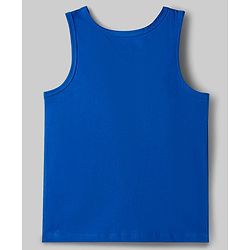 Pine Kids Cotton Lycra Knit Sleeveless Vests With Shark Print Pack of 3 - Multicolor