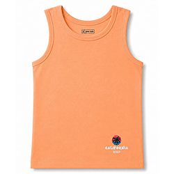 Pine Kids Cotton Lycra Knit Sleeveless Solid Vests Pack of 3 - Multicolor
