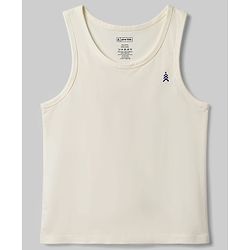 Pine Kids Cotton Lycra Knit Sleeveless Solid Vests Pack of 3 - (Color May Vary)