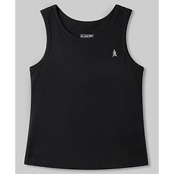 Pine Kids Cotton Lycra Knit Sleeveless Solid Vests Pack of 3 - (Color May Vary)