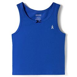 Pine Kids Cotton Lycra Knit Sleeveless Solid Vests Pack of 3 (Color May Vary)