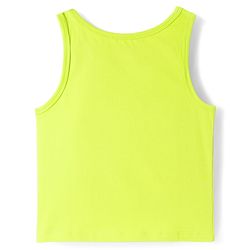 Pine Kids Cotton Lycra Knit Sleeveless Solid Vests Pack of 3 (Color May Vary)