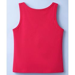 Pine Kids Cotton Lycra Knit Sleeveless Solid Vests Pack of 3 (Color May Vary)
