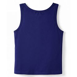 Pine Kids Cotton Lycra Knit Sleeveless Solid Vests Pack of 3 (Color May Vary)