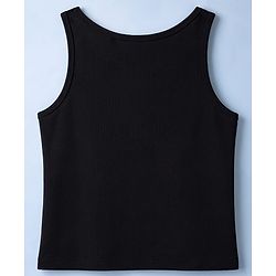 Pine Kids Cotton Lycra Knit Sleeveless Solid Vests Pack of 3 - Multicolor