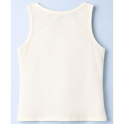 Pine Kids Cotton Lycra Knit Sleeveless Solid Vests Pack of 3 - Multicolor