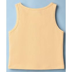 Pine Kids Cotton Lycra Knit Sleeveless Solid Vests Pack of 3 - Multicolor