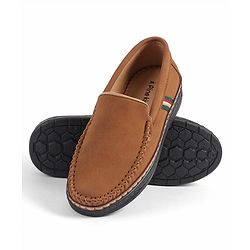 Pine Kids Slip On Solid Formal & Party Wear Loafers - Tan