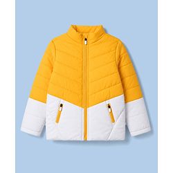 Pine Kids Woven Full Sleeves Padded Jacket - Yellow