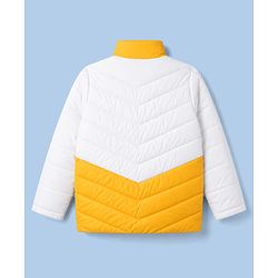 Pine Kids Woven Full Sleeves Padded Jacket - Yellow