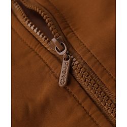 Pine Kids Woven Jackets with Full Sleeves and Pine Patch in Brown for 4-5 Years