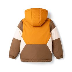 Pine Kids Woven Full Sleeves Hooded Jacket - Rust Orange