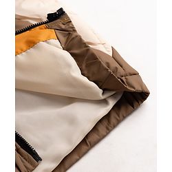 Pine Kids Woven Full Sleeves Hooded Jacket - Rust Orange