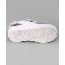 Pine Kids Velcro Closure Solid Colour Casual Shoes - Golden