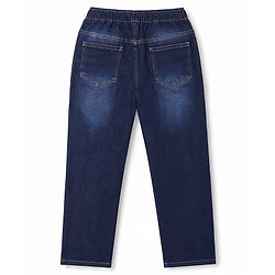 Pine Kids Denim Woven Full Length Washed Jeans - Blue