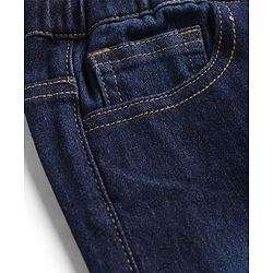 Pine Kids Denim Woven Full Length Washed Jeans - Blue