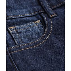 Pine Kids Denim Woven Full Length Washed Jeans - Blue