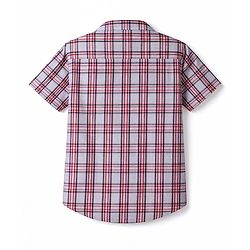 Pine Kids Cotton Woven Checks Shirts Half Sleeves Collar Multi Color 4-5 Years