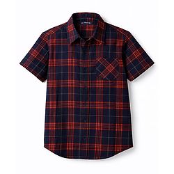 Pine Kids Cotton Woven Shirt Half Sleeves Checks Multi Color 4-5 Years