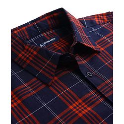 Pine Kids Cotton Woven Shirt Half Sleeves Checks Multi Color 4-5 Years