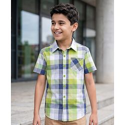 Pine Kids Cotton Woven Shirts Checks Multi Color 4-5 Years