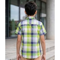 Pine Kids Cotton Woven Shirts Checks Multi Color 4-5 Years