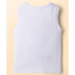 Pine Kids Cotton Woven Half Sleeves Printed Shirt With T-Shirt - Blue