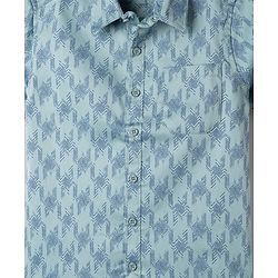 Pine Kids Cotton Woven Half Sleeves Printed Shirt & T-Shirt - Multicolor