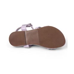 Pine Kids Velcro Closure Sandals With Glitter Detailing - Purple