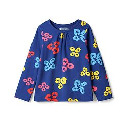 Pine Kids Cotton Knit Full Sleeves T-Shirt & Pyjama Co-ord Night Suit with Leopard Print - Navy Blue
