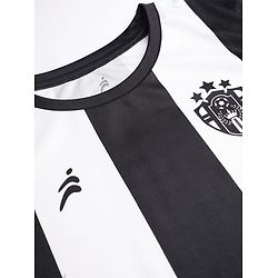Pine Active Knit Half Sleeves Striped T-Shirt - Black