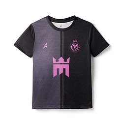 Pine Active Knit Half Sleeves Printed T-Shirt - Black