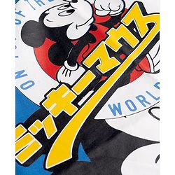 Pine Kids Disney Cotton Knit T-Shirt with Mickey Mouse Graphic Half Sleeves Round Neck Royal Blue 4-5 Years